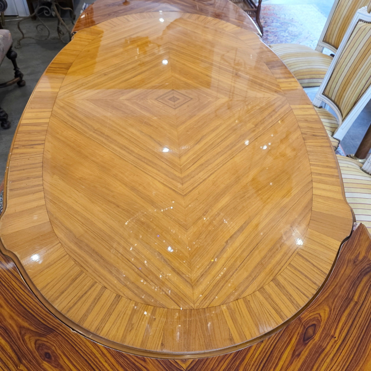 A French Louis XVI Dining Table A French Louis XVI Dining Table